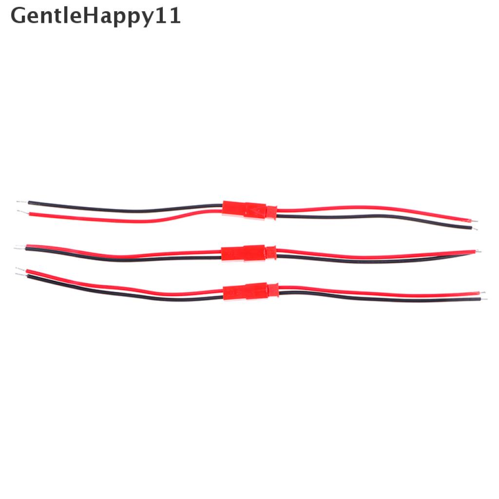 Gentlehappy 20pcs Kabel Konektor 2 Pin male female jst plug 22 awg Untuk Baterai rc