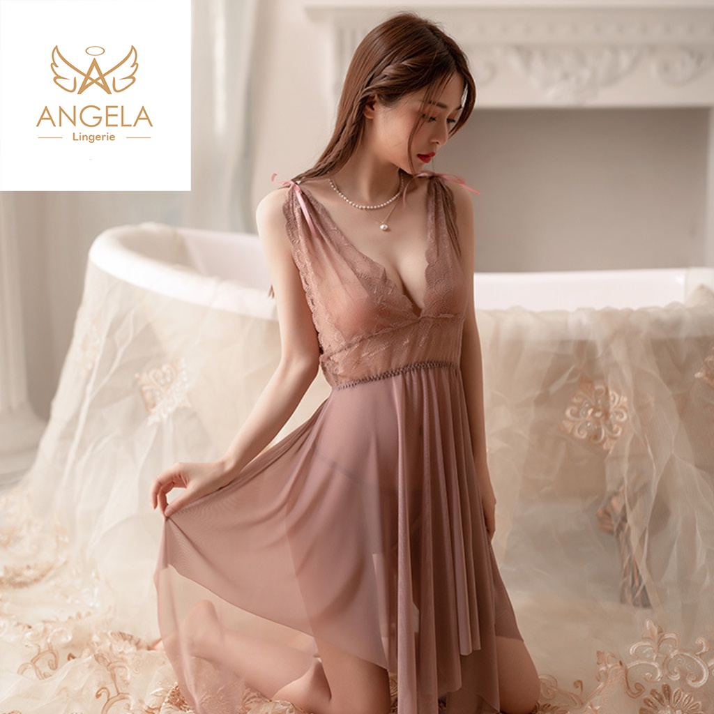 ANGELA PREMIUM Japan Quality Kimono Dress Sexy Lingerie Setelan Celana Dalam G String Seamless Baju Tidur Piyama Pakaian Dalam Wanita Set CD Jepang Korea Fashion Seserahan Malam Pertama SP03