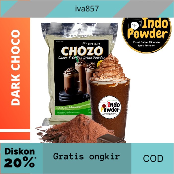 

PROMO Bubuk Minuman DARK CHOCO 1Kg - Bubuk DARK CHOCO 1Kg - DARK CHOCO GRATIS ONGKIR