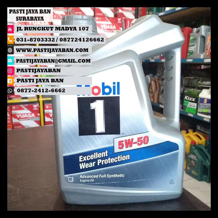 Oli Mobil1 5w50 galon 4 liter SPECIAL