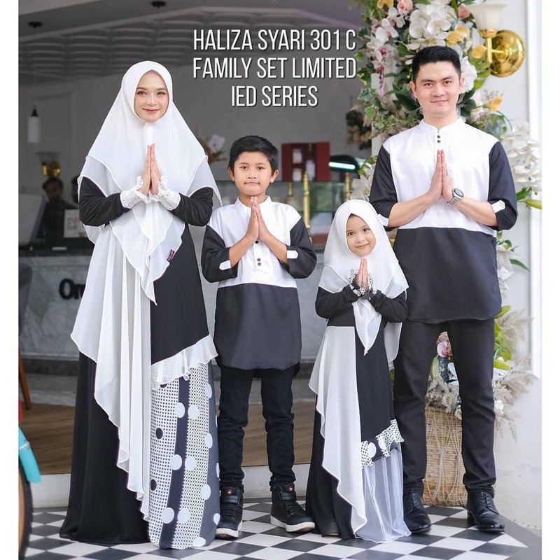 GAMIS COUPLE FAMILY HALIZA SYARI