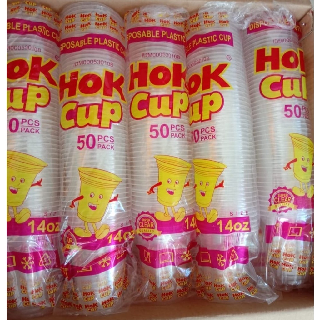 Cup Gelas Hok ukuran 12oz 14oz