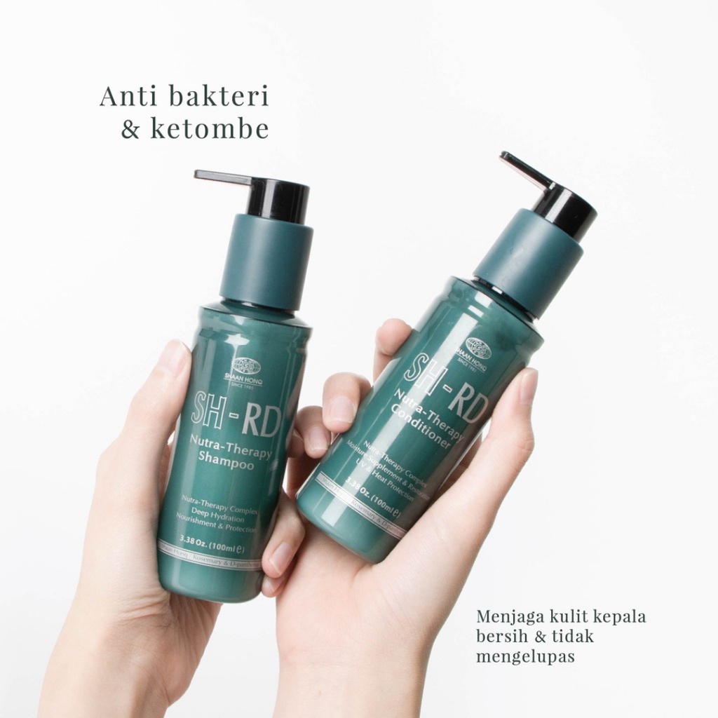 [ FREE GIFT ] SHRD Nutra Therapy Collagen Shampoo | Anti Rontok &amp; Ketombe | Perawatan Rambut Kering, Rusak, Cabang Original BPOM