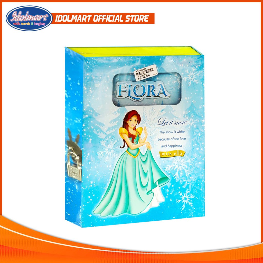 IDOLAKU Kiky Buku Diary HC A5 W/Box + Orn Flora