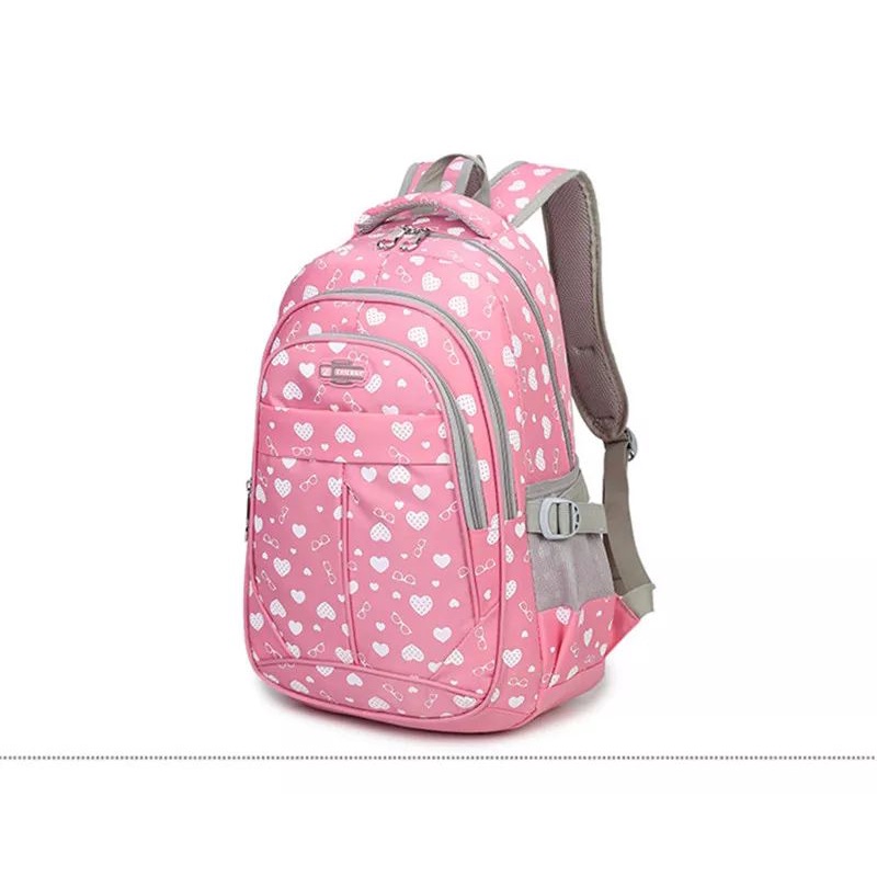 MochillaStore - Tas Sekolah Ransel Anak Perempuan Tas Sekolah SD SMP SMA Tas Ransel Backpack Tas Populer Love Tas Gendong