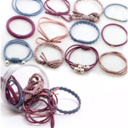 Ikat Rambut 12 in 1 Fashion Wanita / Accesories Rambut Import / Ikat Rambut Murah-7