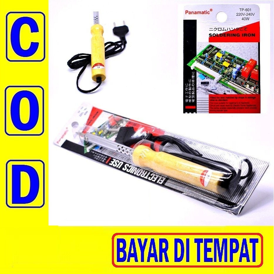 2G Solder Class A 40w 220v 240 Volt Patri Timah Panamatic Kayu