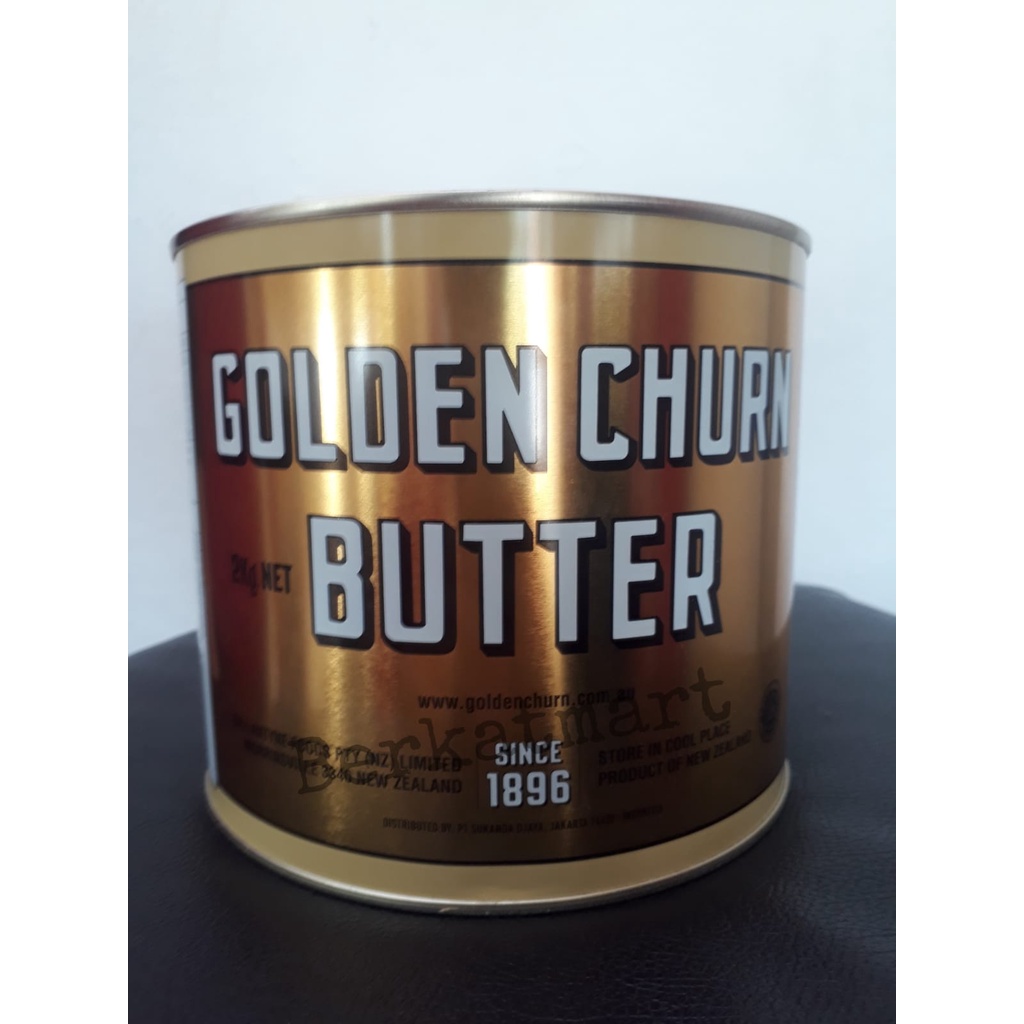 Butter Golden Churn 2kg New Zealand Pure Creamery Mentega