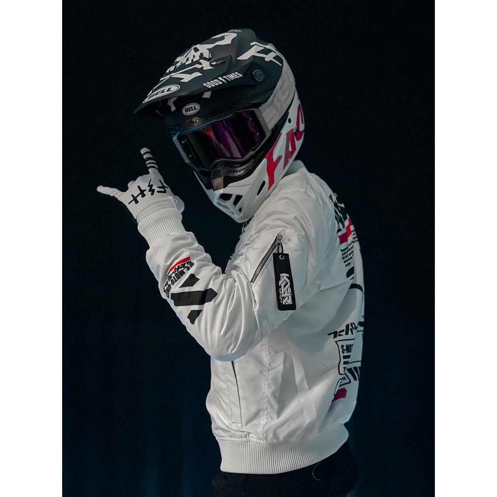 KSR ONEONENINE - BOMBER WHITE JACKET