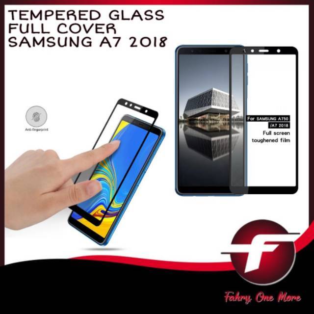 Samsung A7 2018 Tempered Glass Full Cover