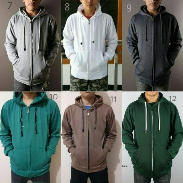 Swaeter hoodie polos ziper unisex original brand