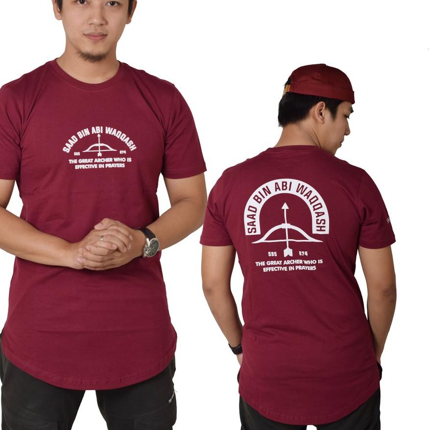 F868 KAOS DAKWAH / KFH KURTA SAHABAT SERIES  SAAD BIN ABI WAQQASH .