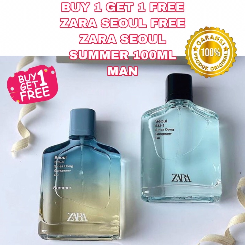 mixv0- BIG PROMO PARFUM ZARA SEOUL + ZARA SEOUL SUMMER MAN 100ML