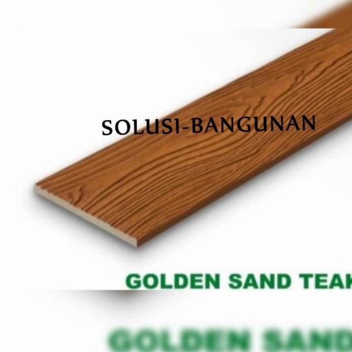 Hot Sale Sheraplank golden sand teak 08mmx200x3000/listplank motif kayu/grc plank/grc motif kayu/ shera plank/ lis plang/lisplank 20cm 