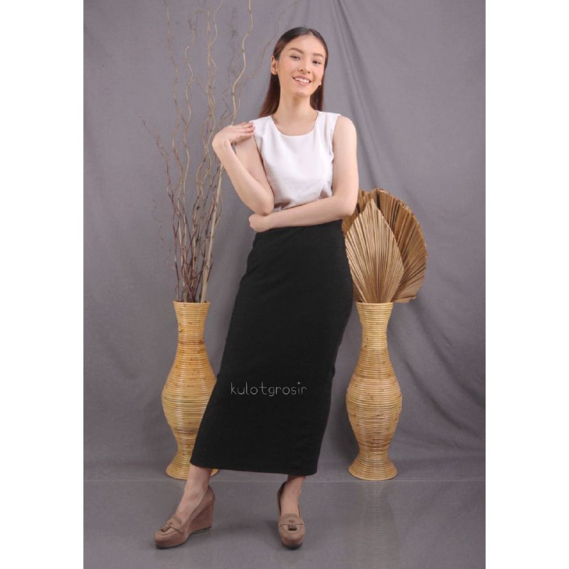 (BISA COD) ROK SPAN PANJANG RAJUT/ROK SPAN RAJUT BAHAN KNITTED/ROK SPAN PANJANG KNITTED