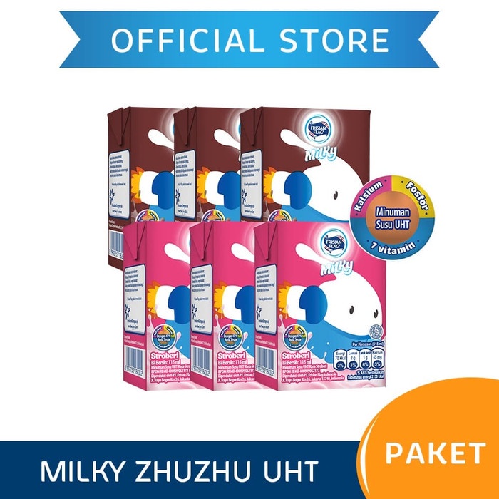 

b2011bb Frisian Flag Paket Milky Zhuzu Uht Mix Variants 115Ml 6Pcs Xa201As