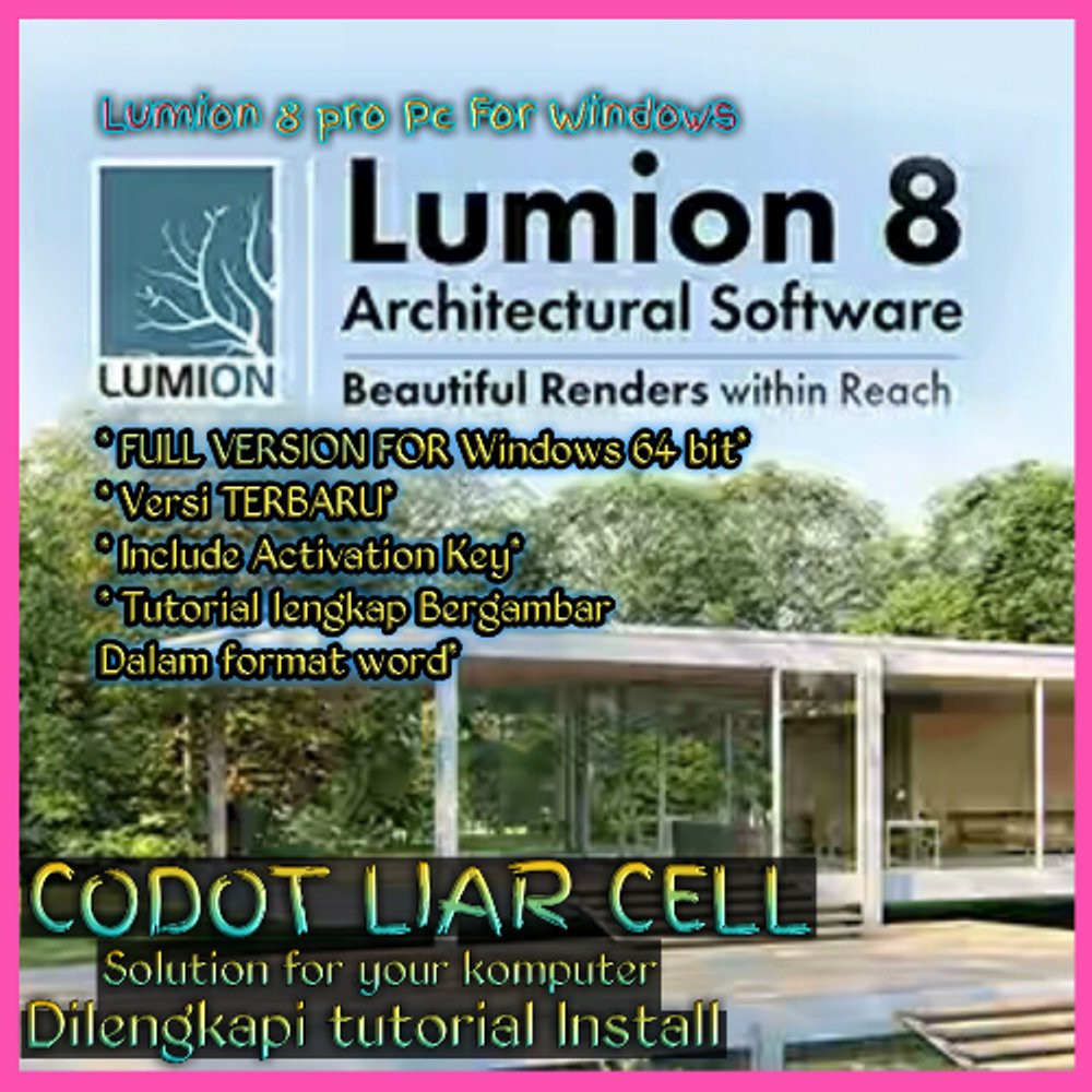 Dijual Lumion 8 Pro Full Version Terbaru 64 Bit