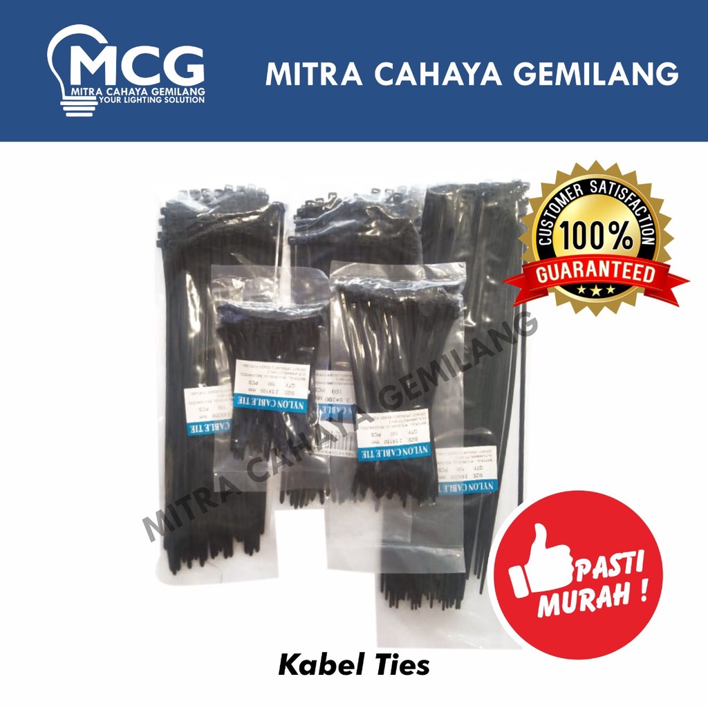 

Kabel Ties Cable Tie Tali ripet 2.5 x 100mm (10cm), 2.5 x 150mm (15cm), 3.6 x 200mm (20cm), 3.6 x 250mm (25cm), 3.6 x 250mm (25cm), 3.6 x 300mm (30cm) Kualitas baik Hitam