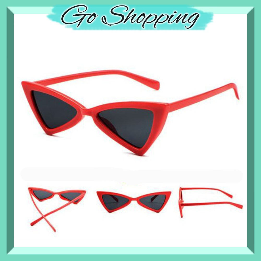 GO! KC174 KACAMATA FASHION SEGITIGA RETRO LENSA SPECTACLES UNISEX KACA MATA PRIA WANITA GAYA COD