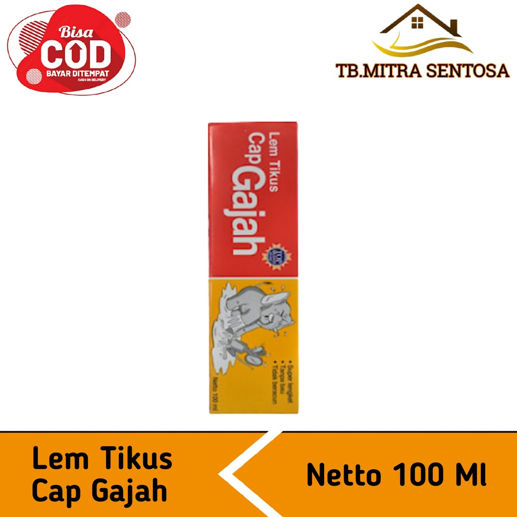 

LEM TIKUS CAP GAJAH ODOL TUBE PERANGKAP TIKUS KUAT SUPER LENGKET Original