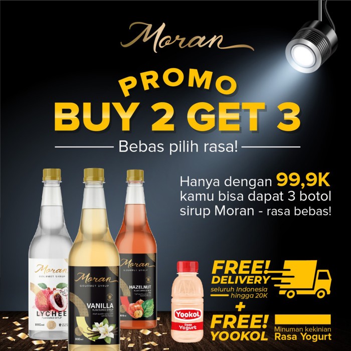 

Syrup Moran 800ML Bundling Promo