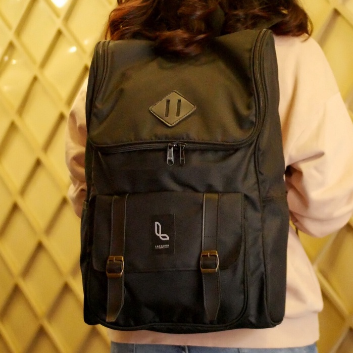 STRUGGLE BLACK |ManNeedMe x URBAN| Tas Ransel Pria Wanita Punggung Backpack ORIGNAL