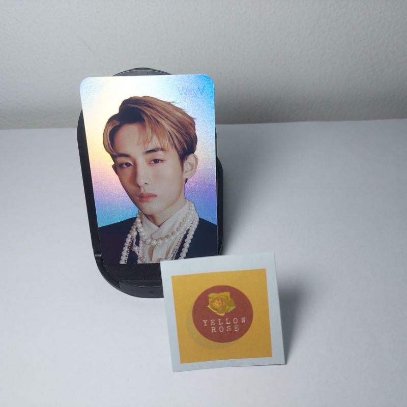 Photocard (PC) Official Winwin WayV NCT 127 Hologram Standee Merchandise (pc holo winwin MD Kickback