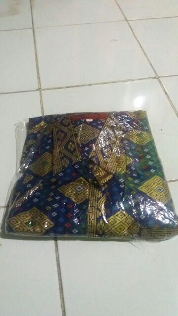 Qnunbatik Sarimbit/couple Batik Rok N Blus Wanita Cempaka Prodo Panjang