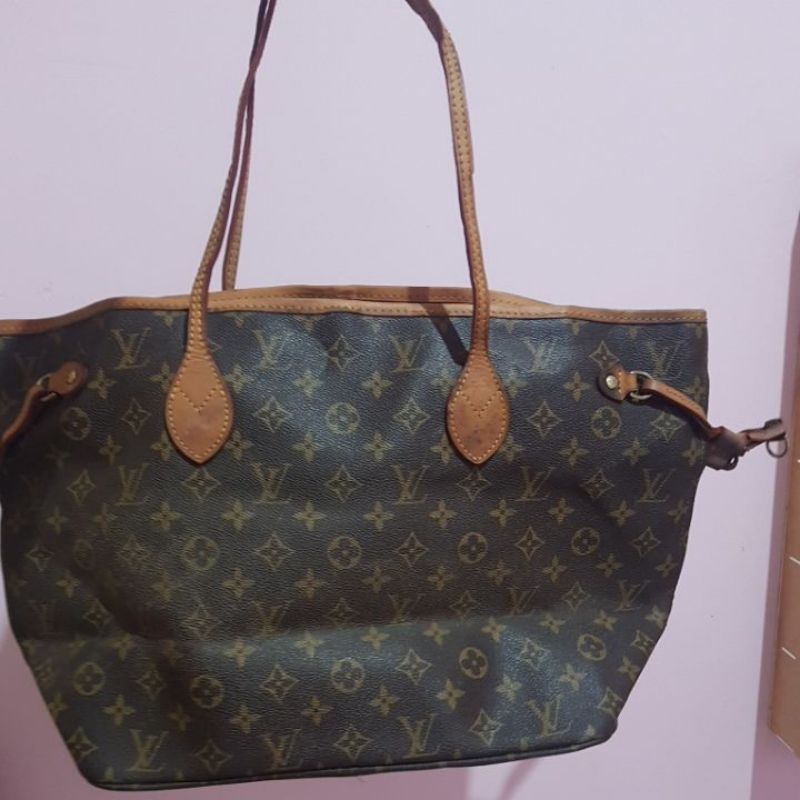 turun harga ..sale..sale preloved lv neverfull kulit