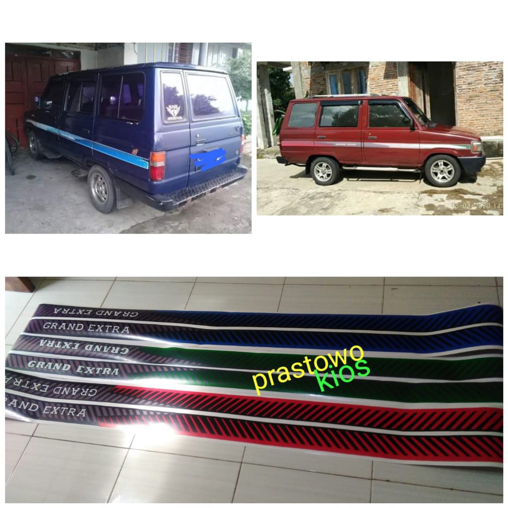Sticker striping stiker list body KIJANG GRAND EXTRA 1.5