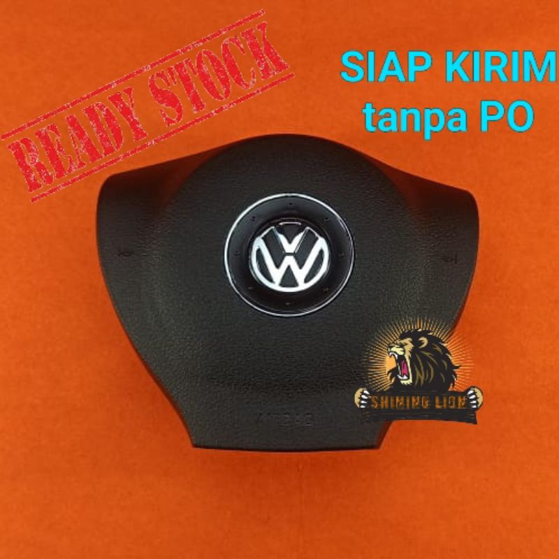 cover batok tempurung tombol klakson airbag air bag setir stir vw Volkswagen tiguan - hitam