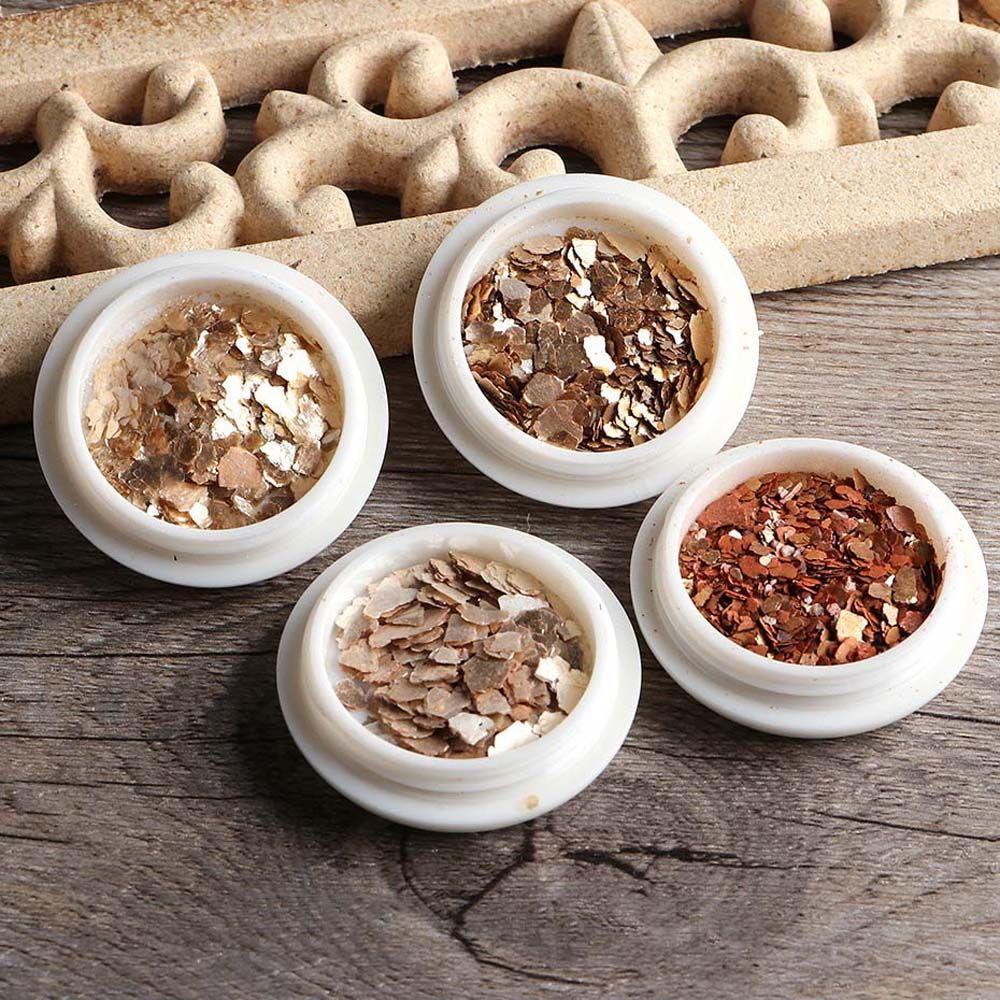 Mxbeauty Ornamen 3D Bentuk Abalone Motif Marmer Untuk Dekorasi Nail Art