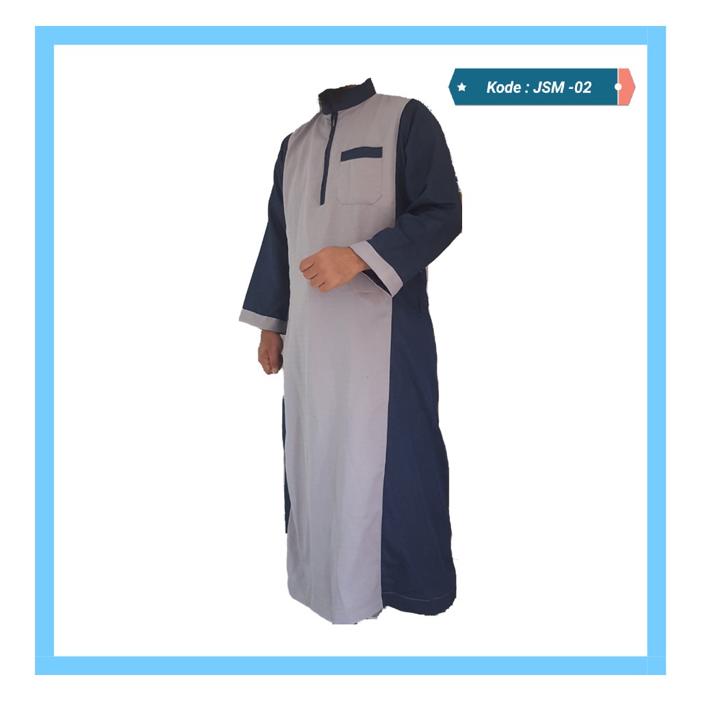 Jubah Pria Kombinasi (JSM ) | Toyobo | S - XXXL