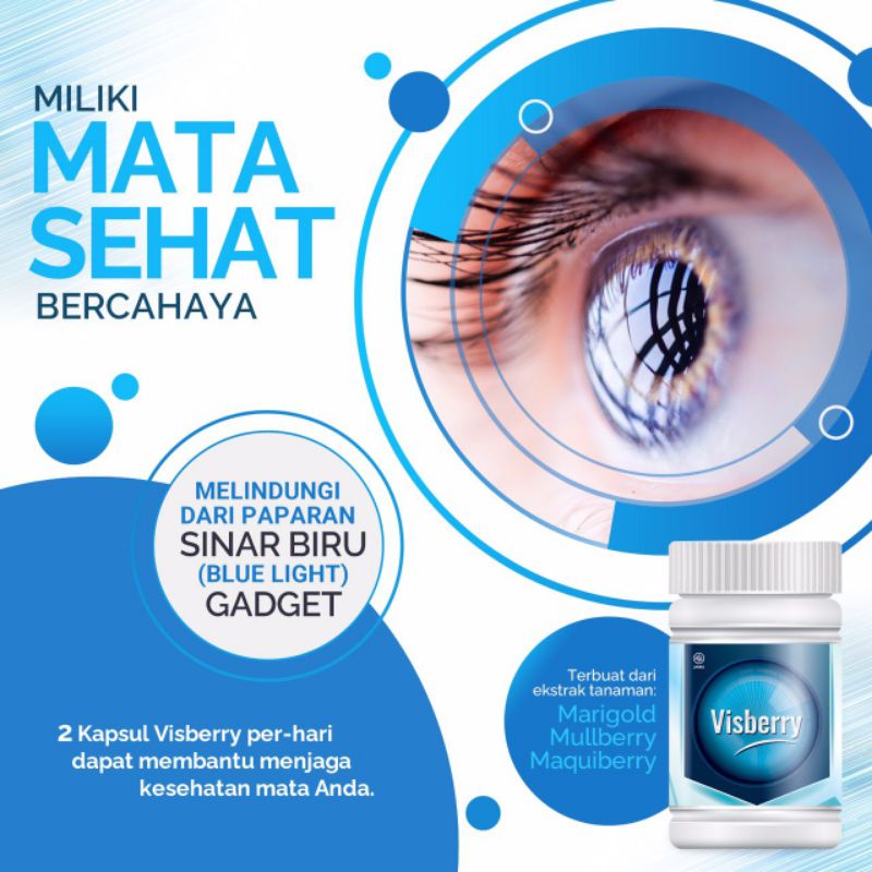 VISBERRY HWI ORIGINAL 100% HERBAL SUPLEMEN MATA SEHAT