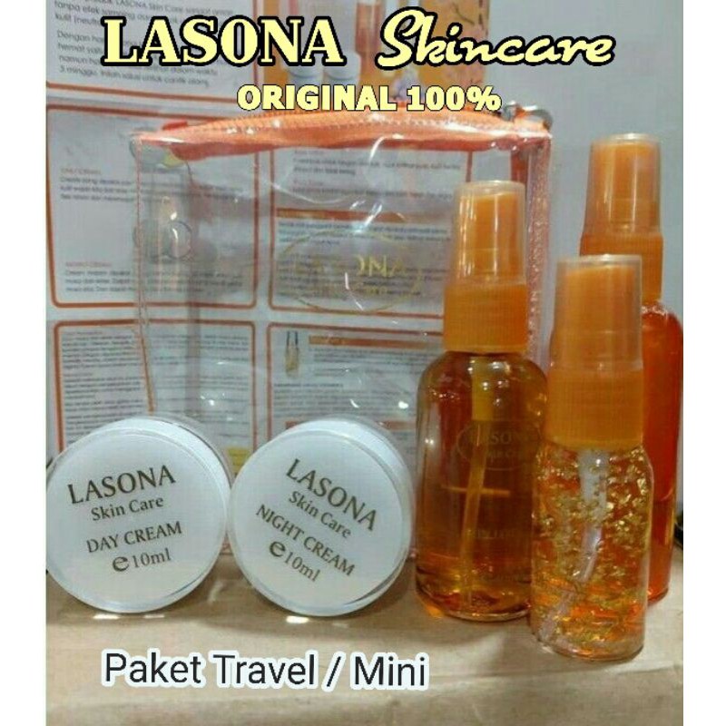 CREAM LASONA SKINCARE - PAKET TRAVEL MINI - ORIGINAL 100% - Kemasan Kecil