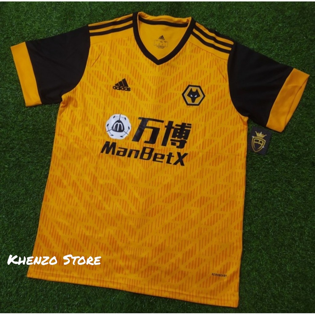 Jersey Bola Wolves Wolverhampton Home 2020/2021 Premium High Quality