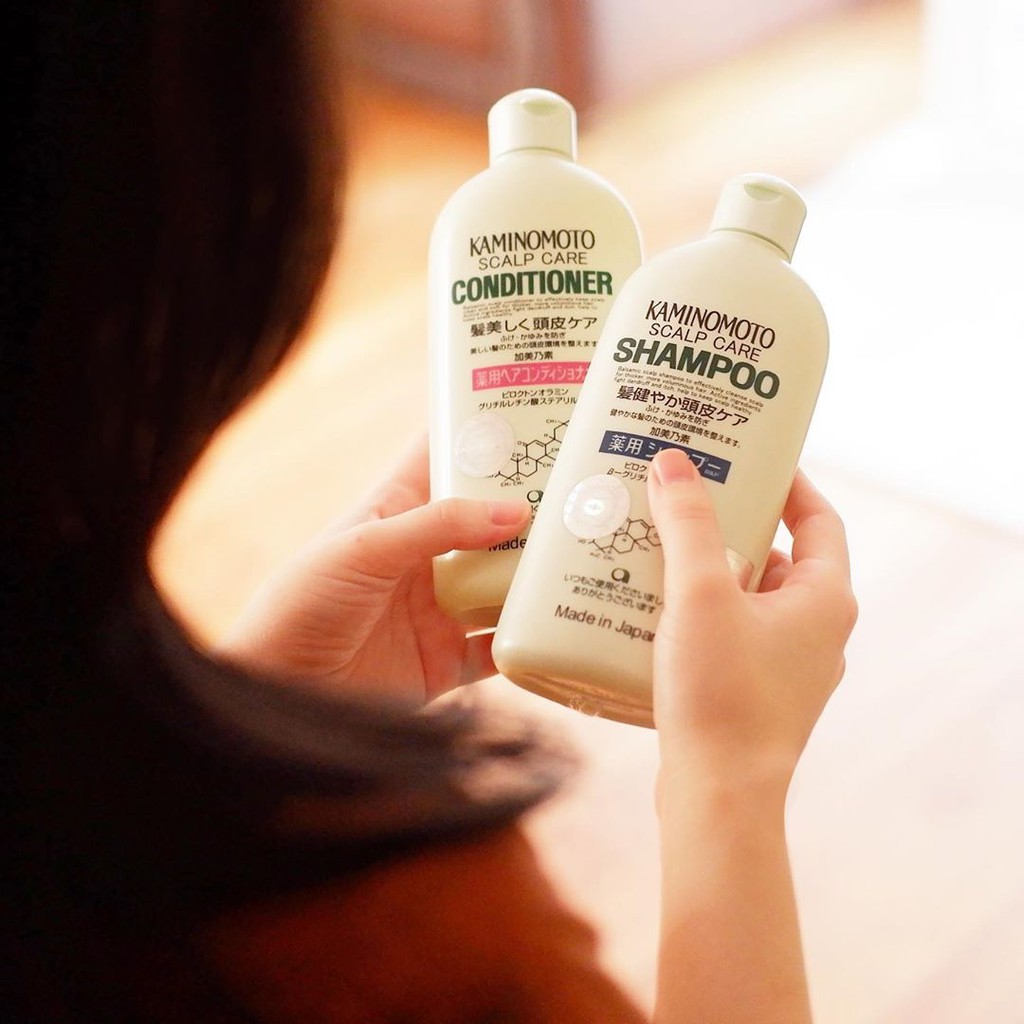 KAMINOMOTO Scalp Care (Shampoo/Conditioner)(300ml) - Anti Ketombe/Rambut Rontok