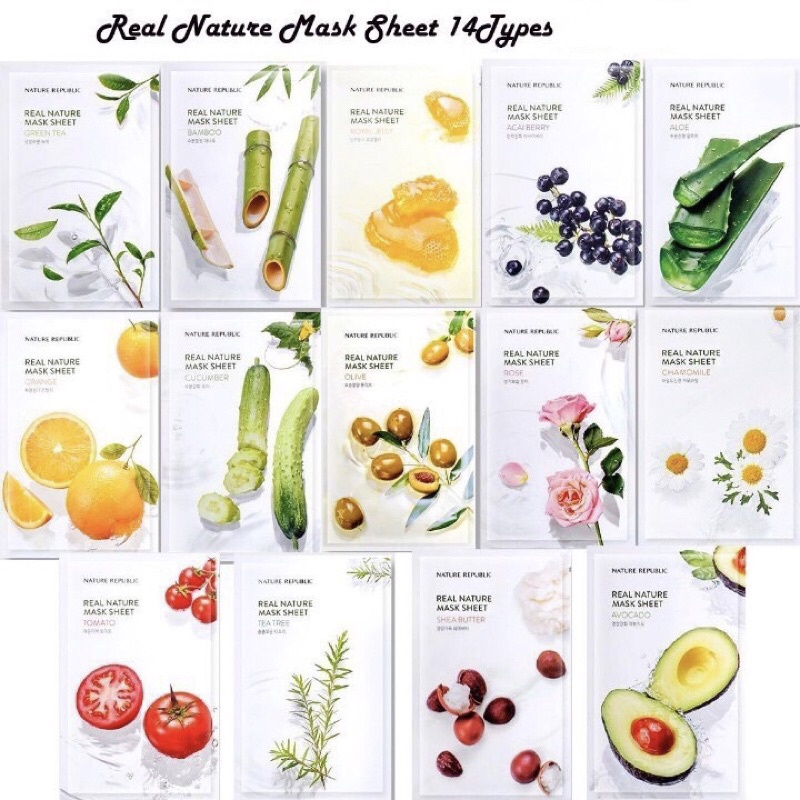 NATURE REPUBLIC REAL, NATURE MASK SHEET/ NATURE REPUBLIK