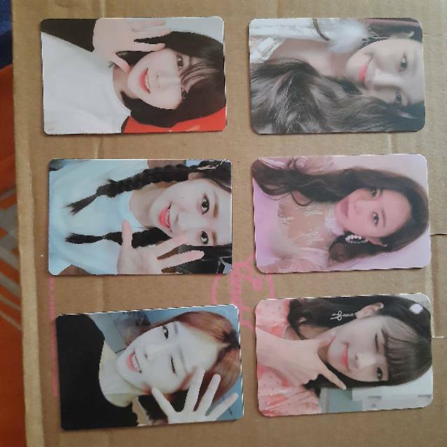 Photocard PC Apink Chorong Bomi Eunji Naeun Namjoo Hayoung
