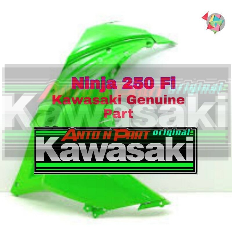 FAIRING ATAS KANAN NINJA 250 FI LAMA HIJAU ORI