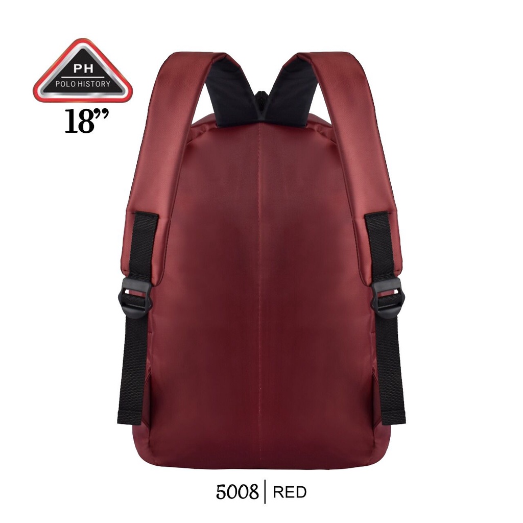 (RSBY) TAS RANSEL SEKOLAH POLO HISTORY 5008 ' 18 UNISEX / RANSEL LAPTOP / RANSEL FASHION / WATERFROOF