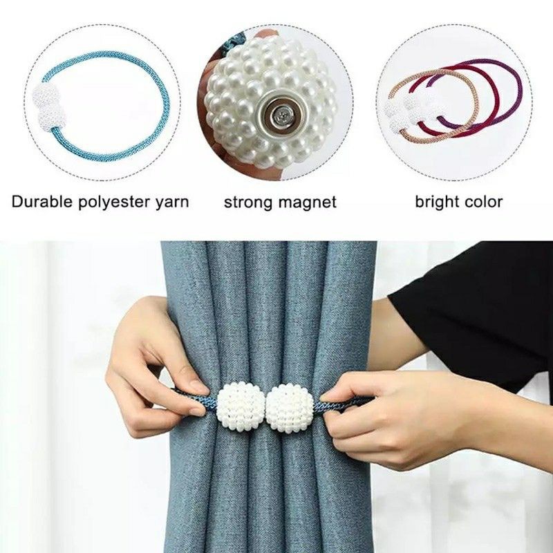 Tali Pengait Gorden Magnet /Tassel Gorden Magnet / Tiebacks Magnetic Curtain