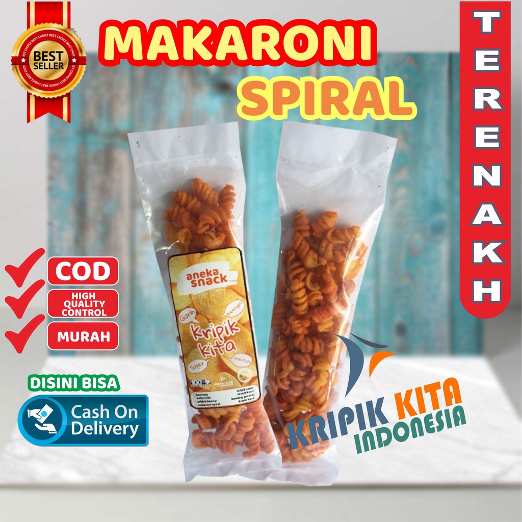 Jual [25gram]makaroni Spiral Makaroni Macaroni Spiral Makaroni