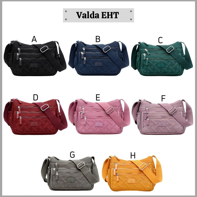 YUESITE VALDA ORI TAS SELEMPANG WANITA BORDIR POLOS SLINGBAG CYUTEBAGS