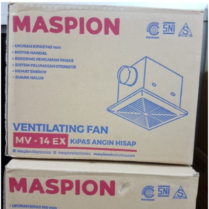 Ventilating Fan Maspion MV 14-EX Kipas Angin Hisap Promo