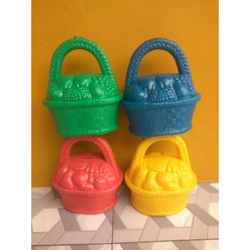 Celengan Unik / plastik Karakter bentuk tas lucu souvenir