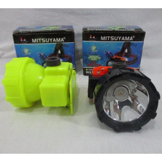 MS-212 Mitsuyama Head Lamp Senter Kepala Selam Kedalaman 30m / Waterproof Headlamp