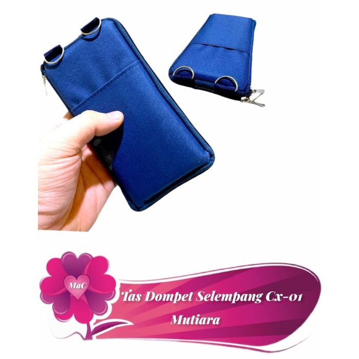 dompet hp wanita DOMPET TAS SELEMPANG HP PRIA WANITA KUALITAS BAGUS DAN TEBAL CX -01 - Biru B5P9 COD
