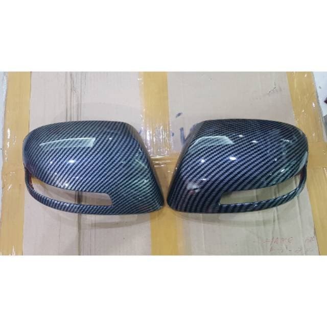 Aksesoris Cover spion Honda brio carbon lampu lampu besar