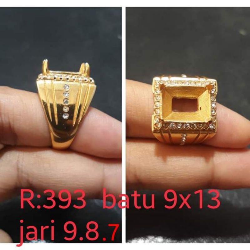 Ikat ring emban perunggu model eropa